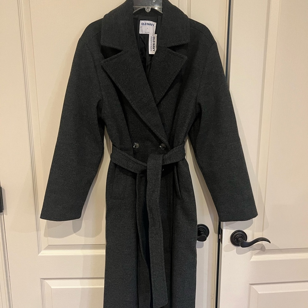 Old Navy Chic Gray Textured Jacket SIZE  L